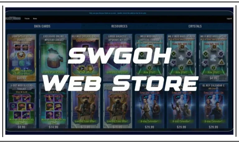 Exploring the SWGOH Webstore: A Guide for Players