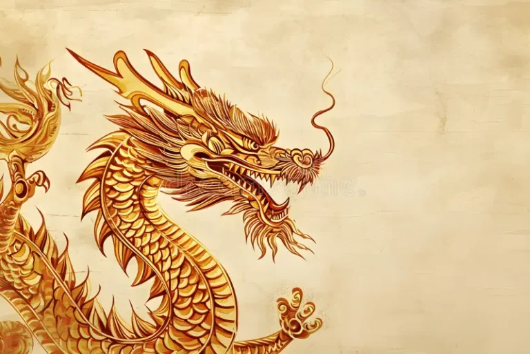 The Mythical Majesty of the Golden Dragon