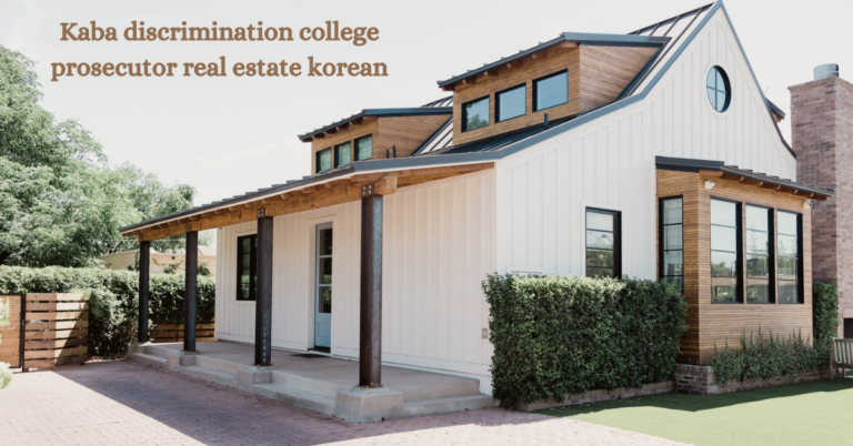 Understanding Kaba Discrimination in Korean Colleges: A Prosecutor’s Real Estate Investigation