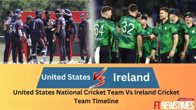 United States National Cricket Team vs Ireland Cricket Team Timeline