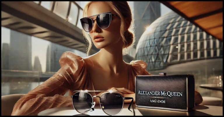 Alexander McQueen Women's Sunglasses AMO148S 62mm: The Epitome of Elegance and Style